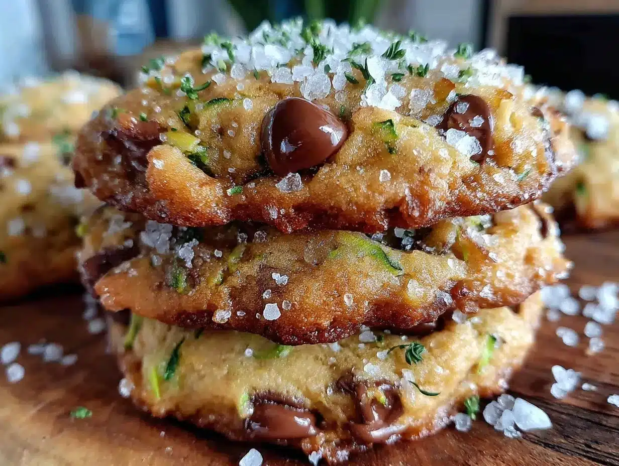 brown butter zucchini chocolate chip cookies preparation steps