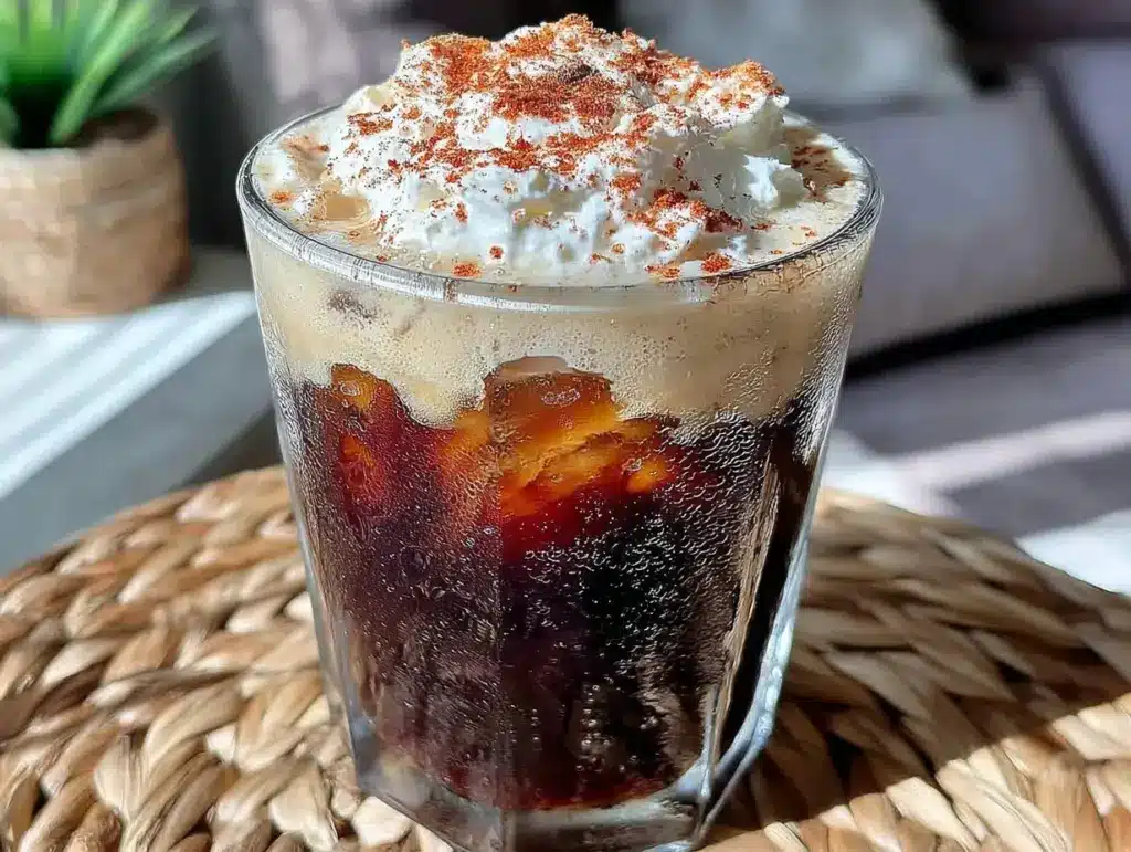 brown sugar cinnamon cold brew latte - featured image