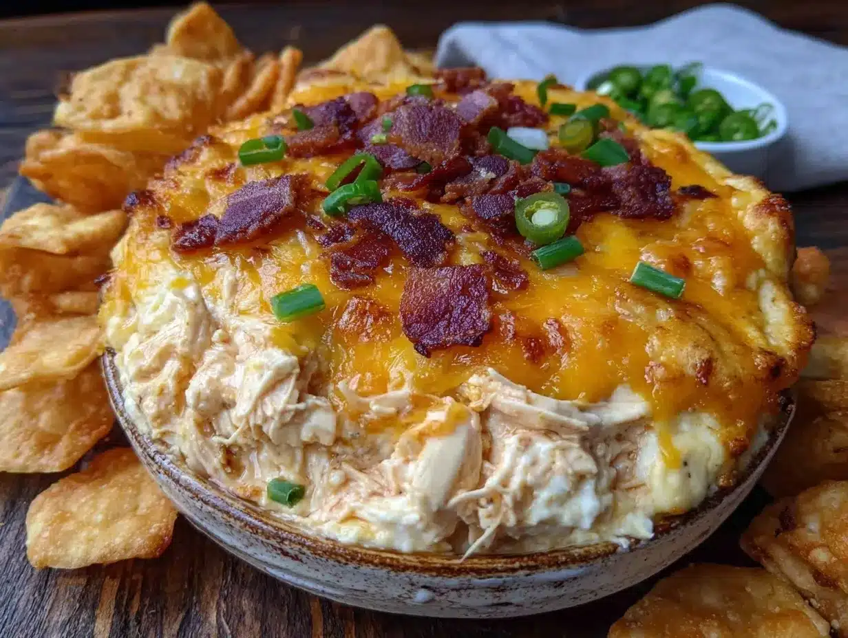 buffalo chicken jalapeño popper dip preparation steps