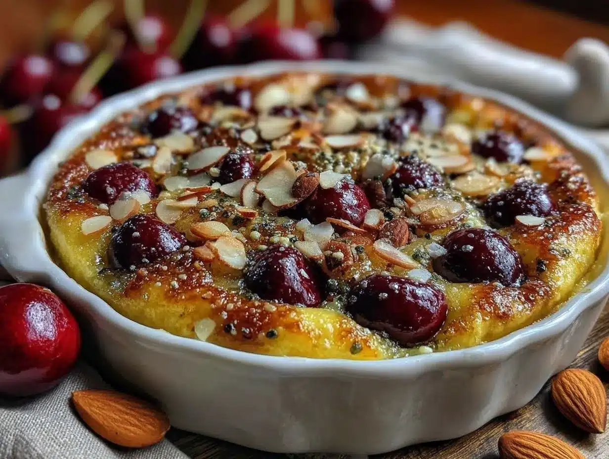 Classic Cherry Almond Clafoutis preparation steps