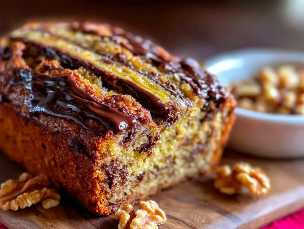 cozy pumpkin banana bread - featured image