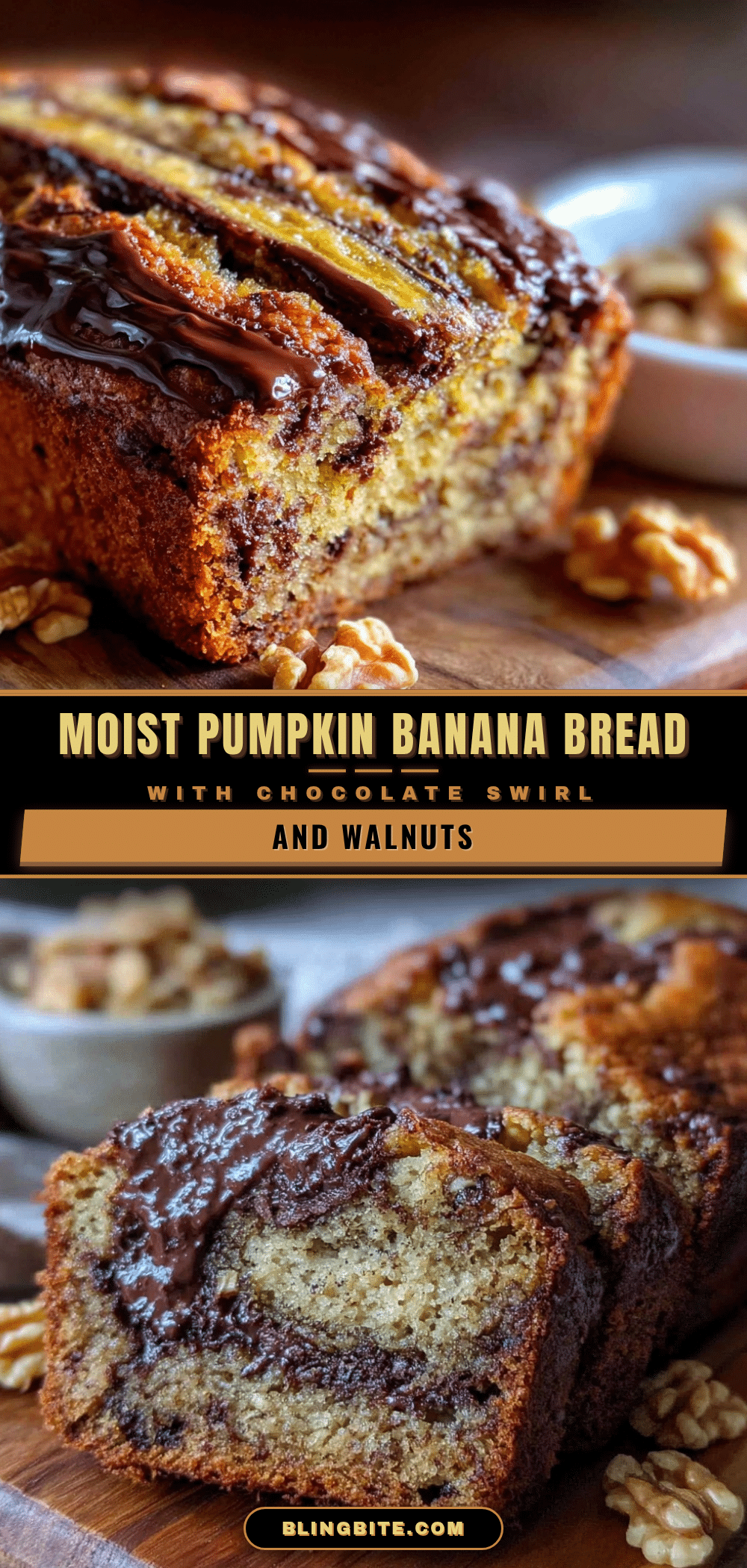 cozy pumpkin banana bread recipe