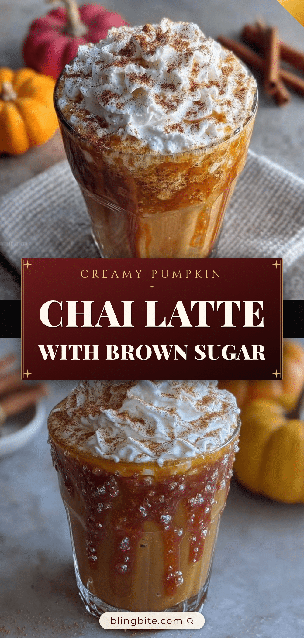creamy pumpkin chai latte recipe