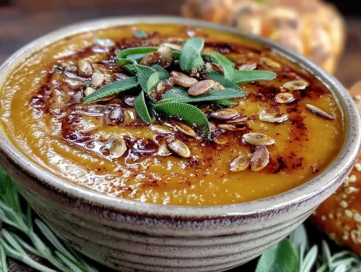 creamy roasted butternut squash soup preparation steps