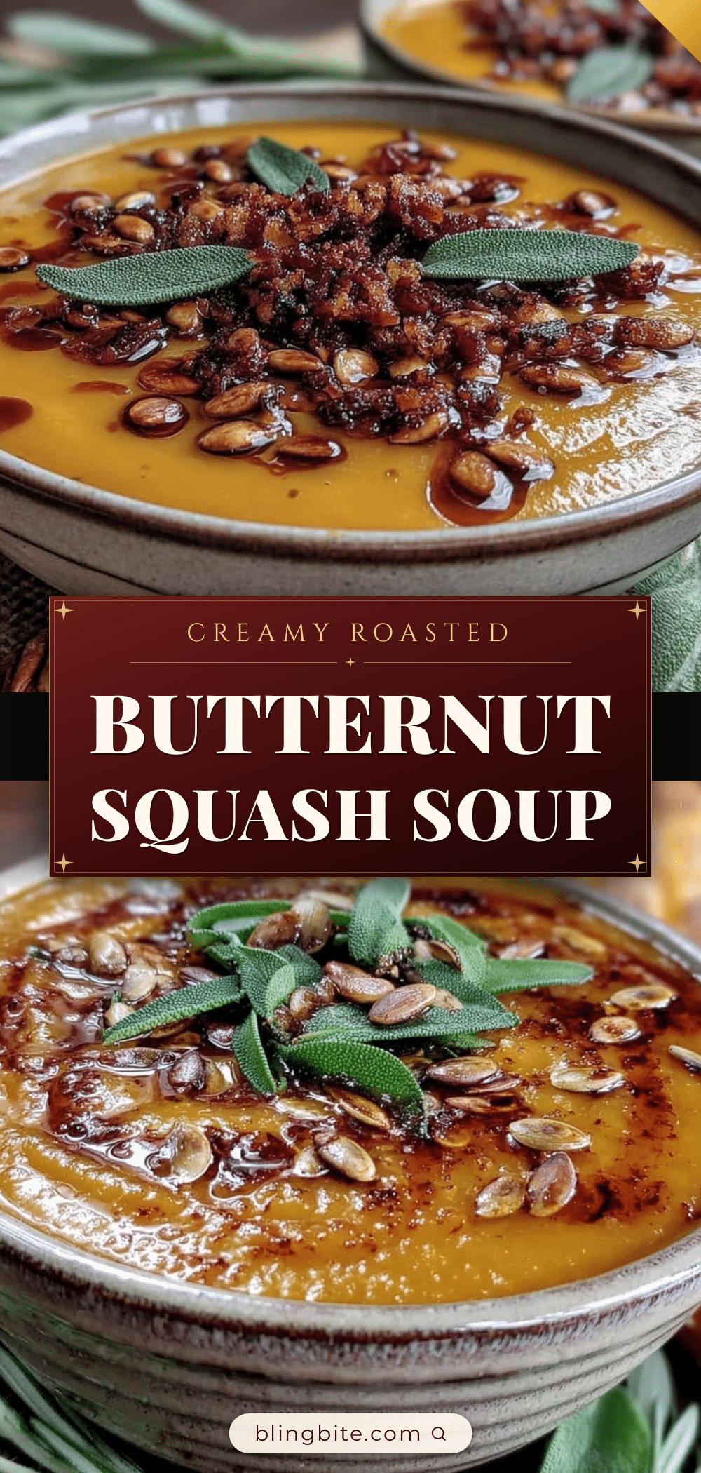 creamy roasted butternut squash soup recipe