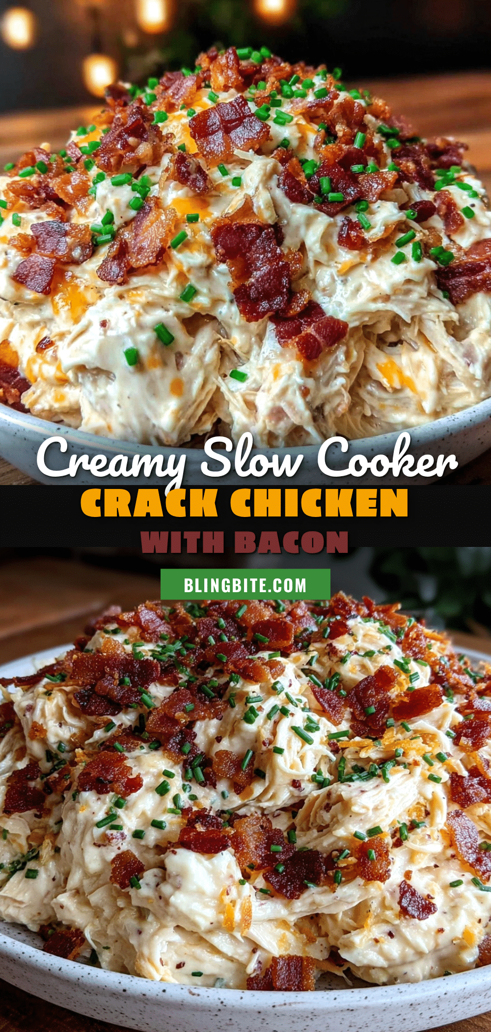 creamy slow cooker crack chicken recipe