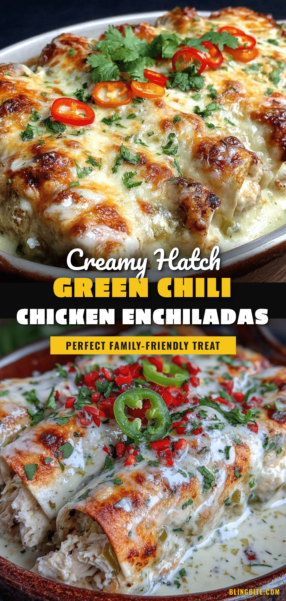 creamy stuffed hatch green chili chicken enchiladas recipe