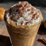 creamy whipped pumpkin spice cold foam latte - featured image