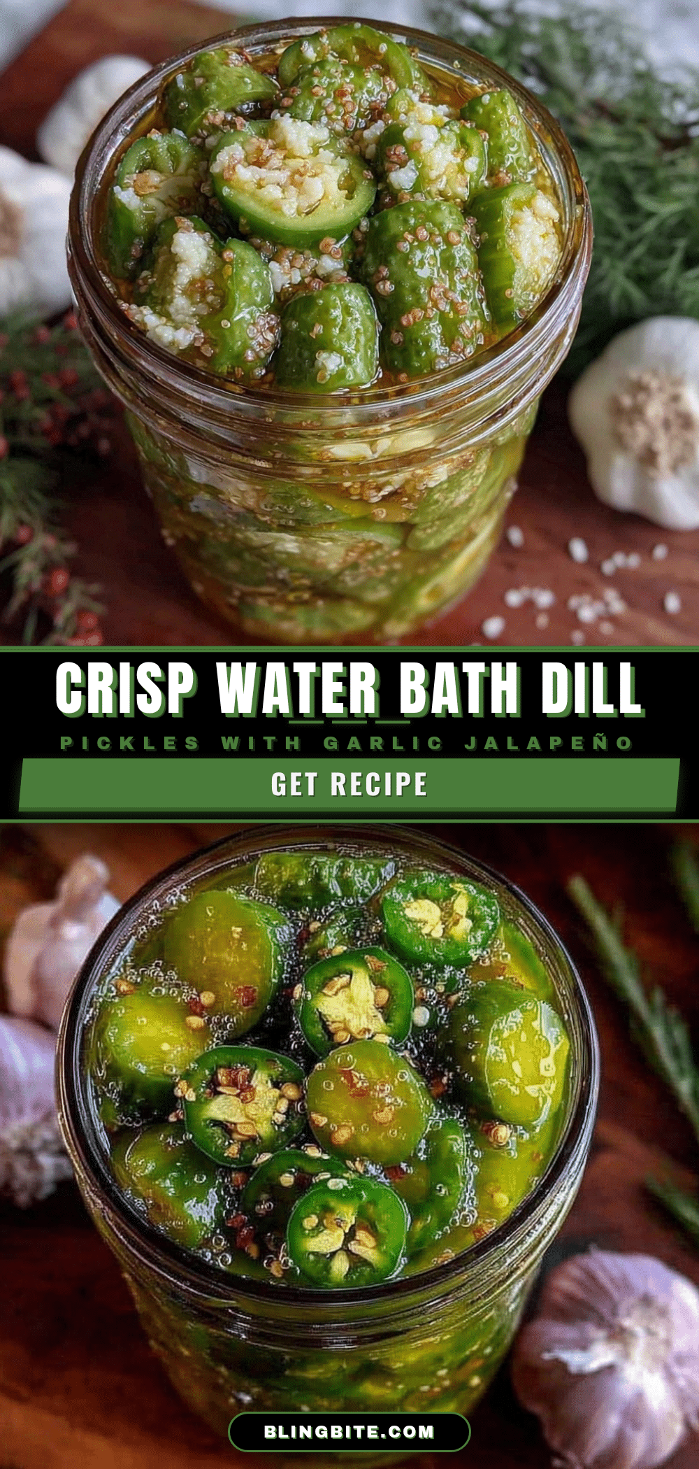 crisp water bath canned dill pickles recipe