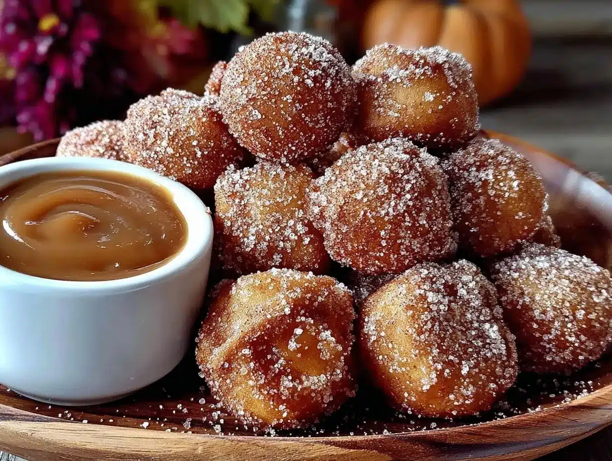crispy apple cider donut holes preparation steps