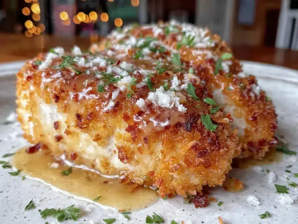 crispy baked parmesan panko chicken breast - featured image