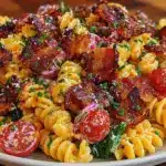 crispy BLT pasta salad - featured image