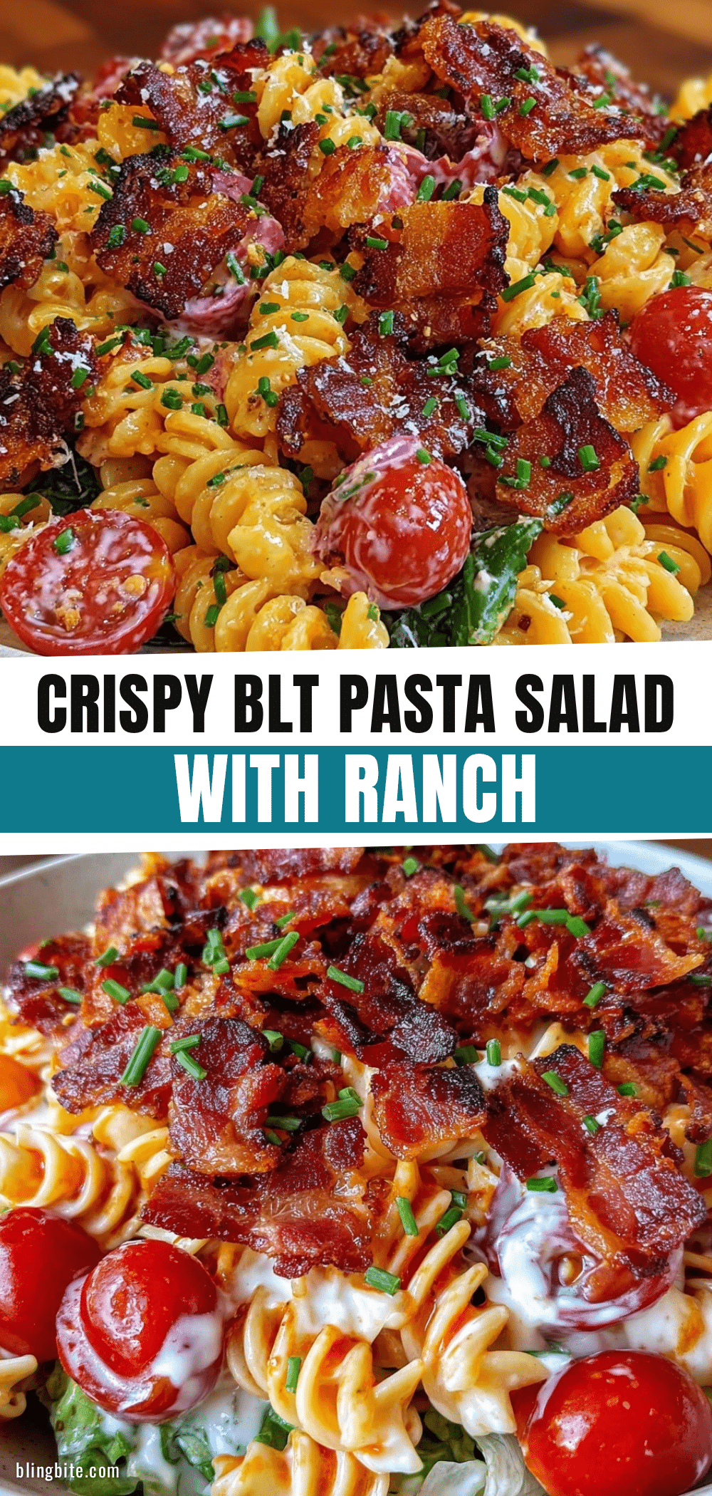 crispy BLT pasta salad recipe
