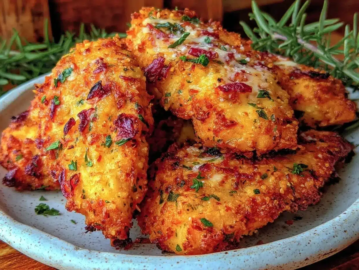 crispy garlic parmesan chicken tenders preparation steps