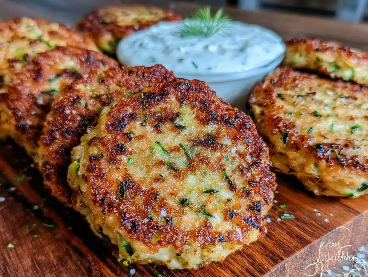crispy parmesan zucchini fritters preparation steps