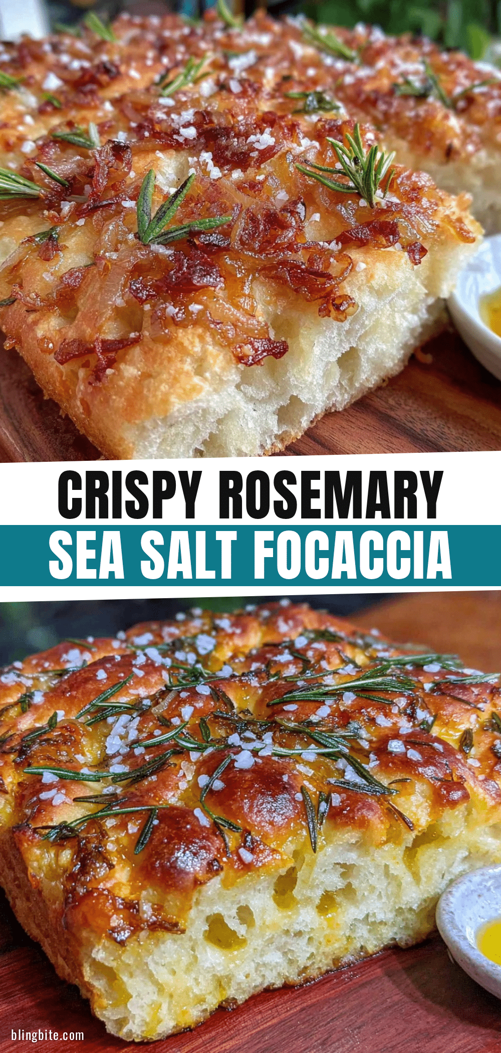 crispy rosemary sea salt sourdough focaccia recipe