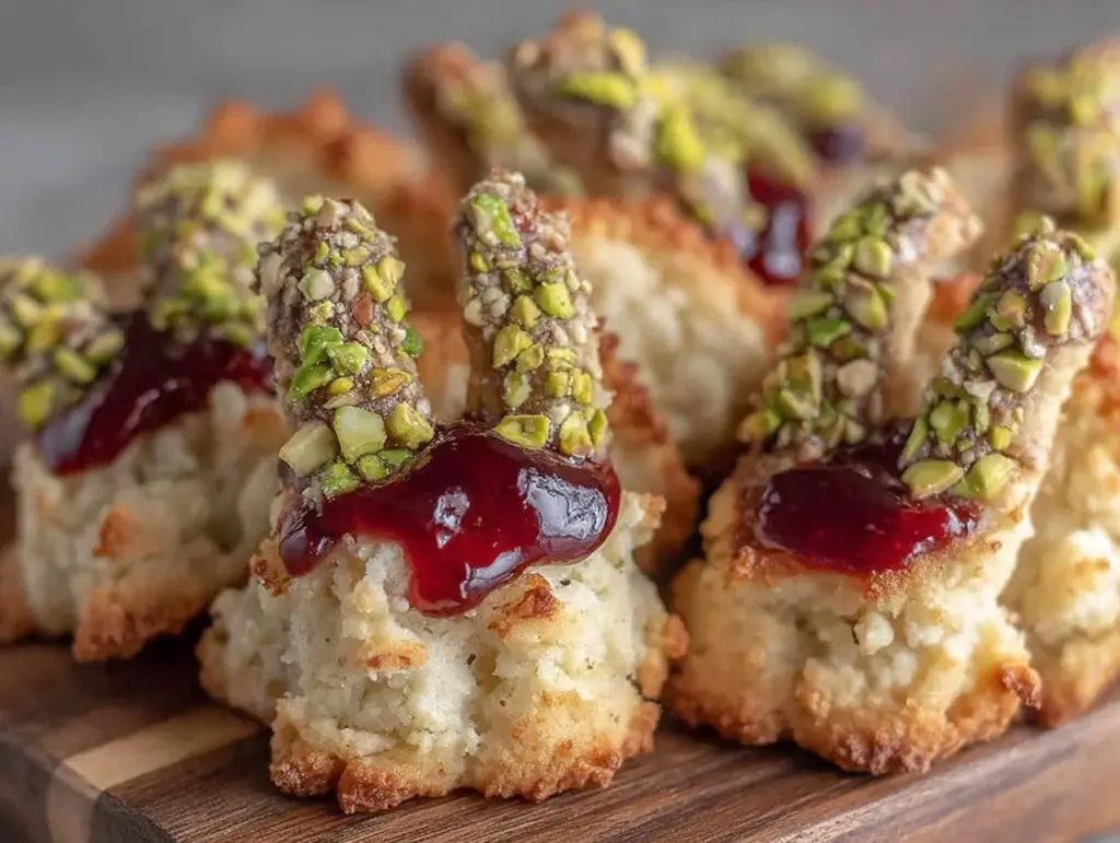crispy witch finger shortbread cookies - featured image