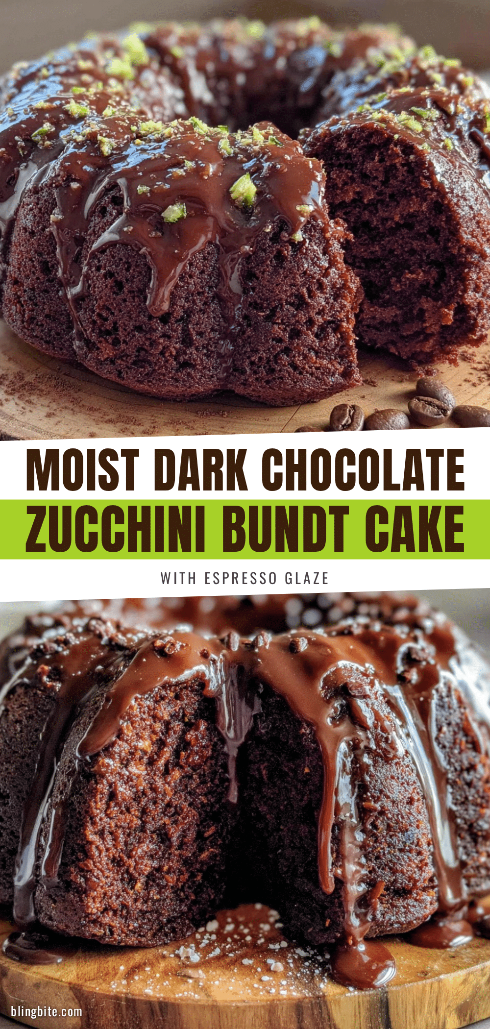 dark chocolate zucchini bundt cake recipe