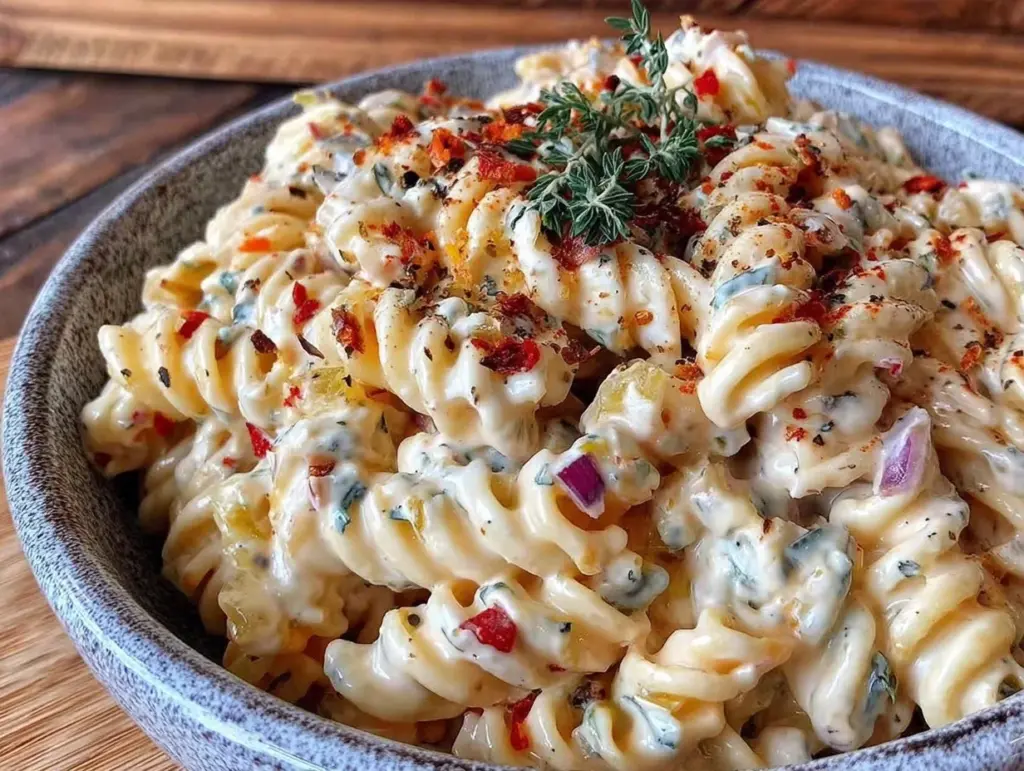 dill pickle pasta salad - featured image