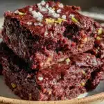 double chocolate zucchini brownies - featured image