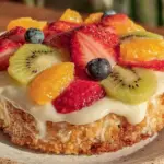 easy creamy fruit pizza - featured image