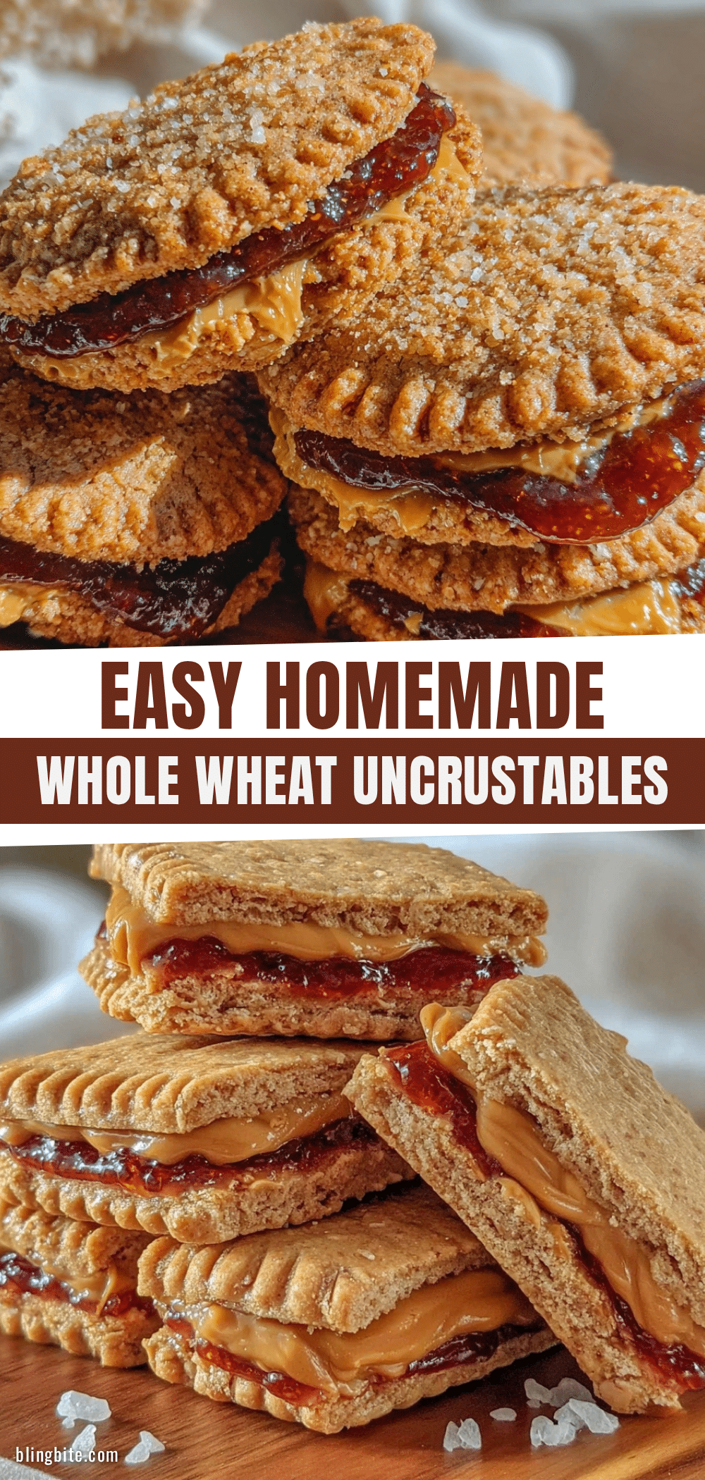 easy homemade whole wheat uncrustables recipe