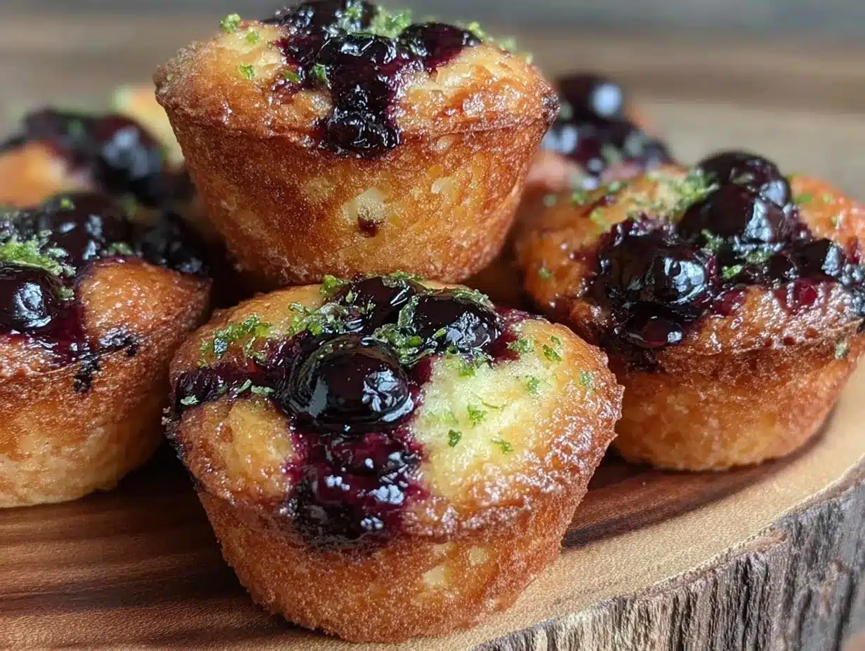 easy mini blueberry muffins preparation steps
