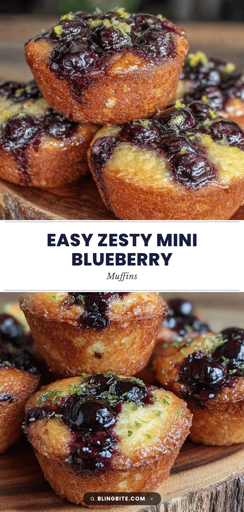 easy mini blueberry muffins recipe