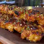 firecracker chicken skewers - featured image