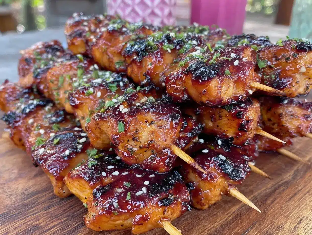 firecracker chicken skewers preparation steps
