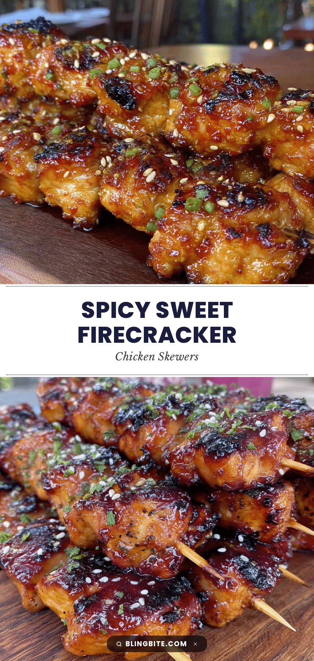 firecracker chicken skewers recipe