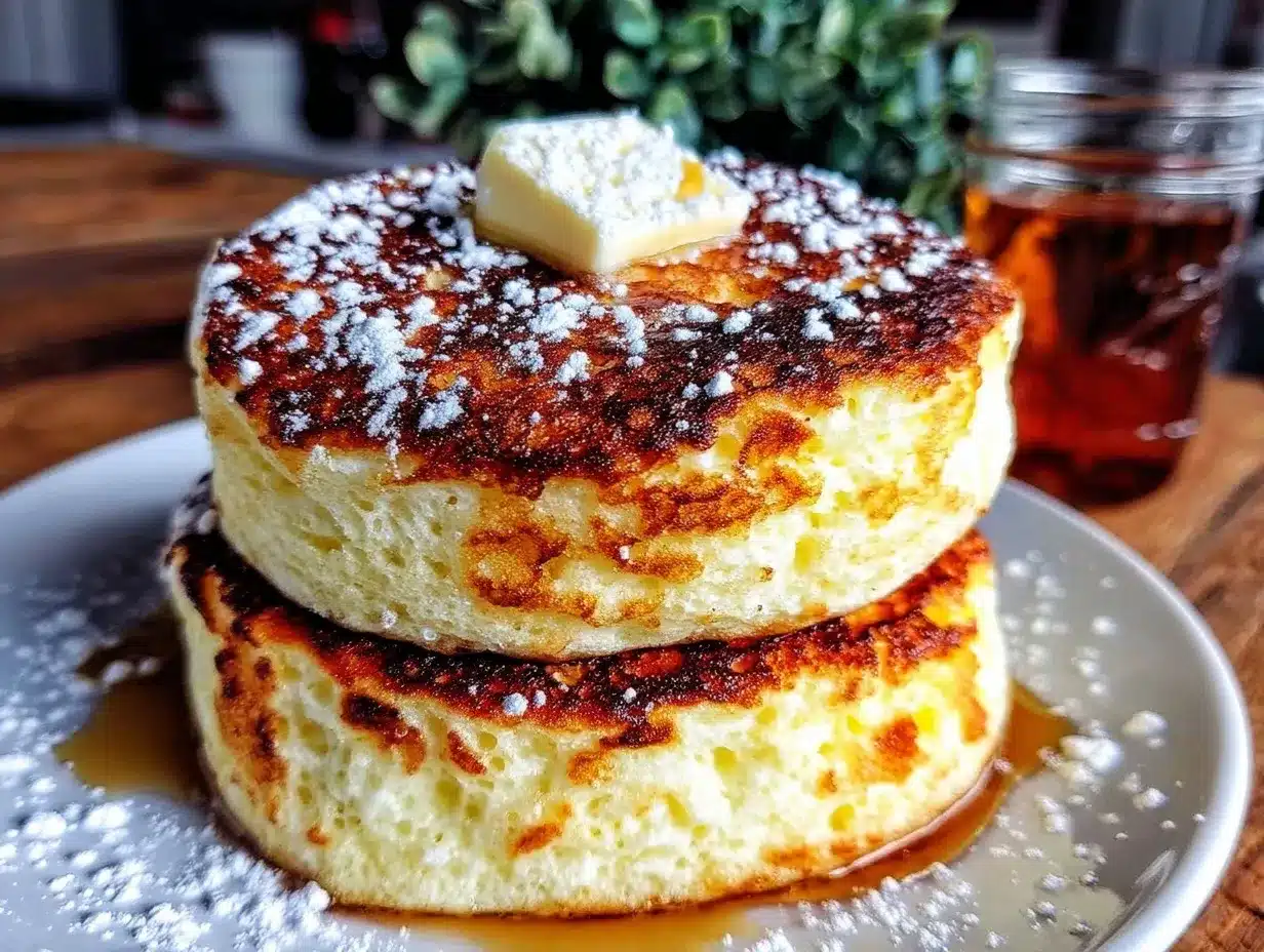 fluffy Japanese soufflé pancakes preparation steps