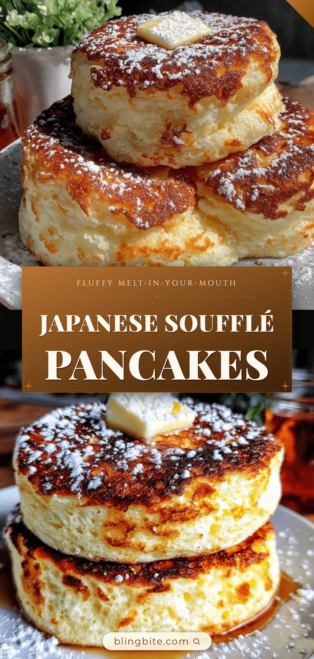 fluffy Japanese soufflé pancakes recipe