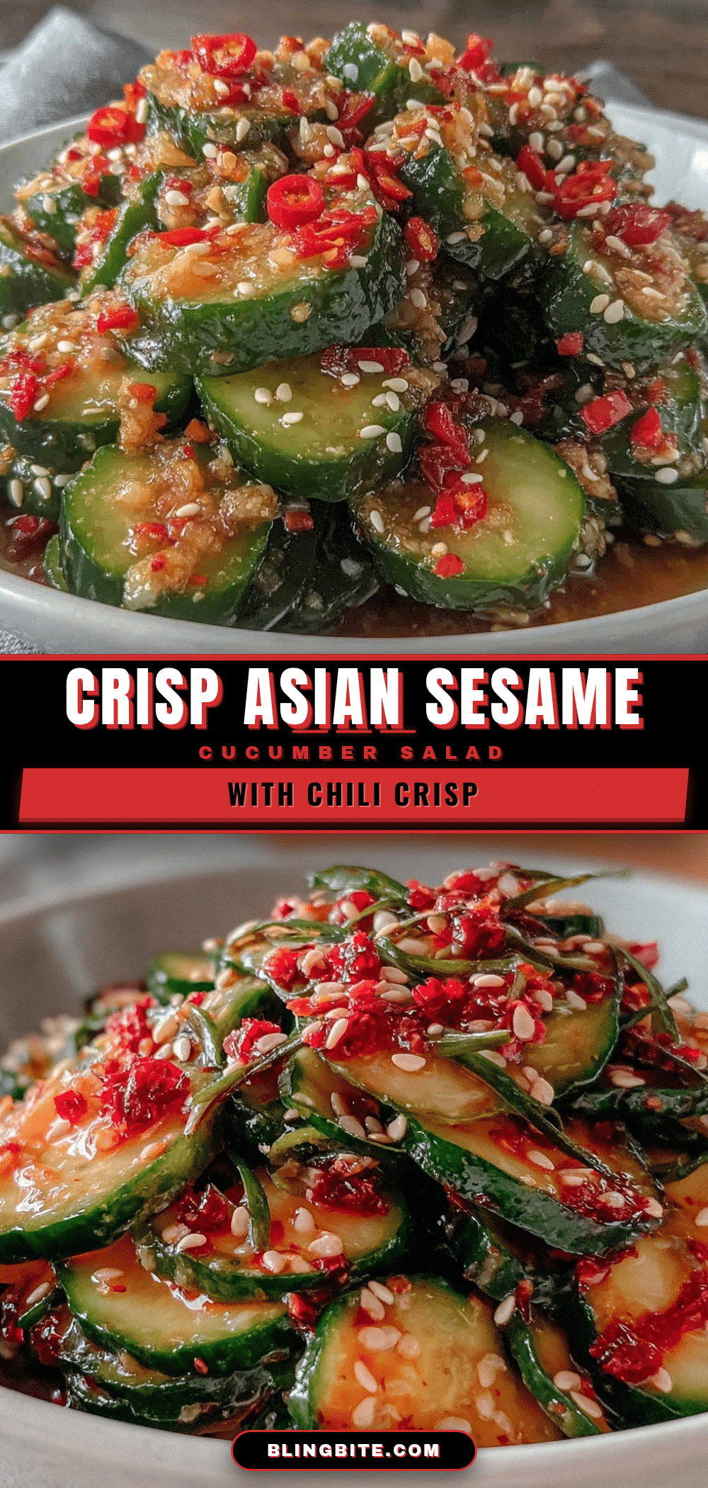 fresh asian sesame cucumber salad recipe
