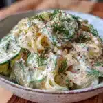 fresh creamy cucumber salad - featured image