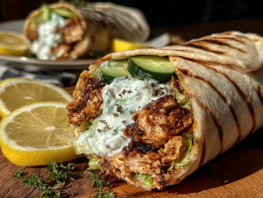 Greek Chicken Wrap - featured image