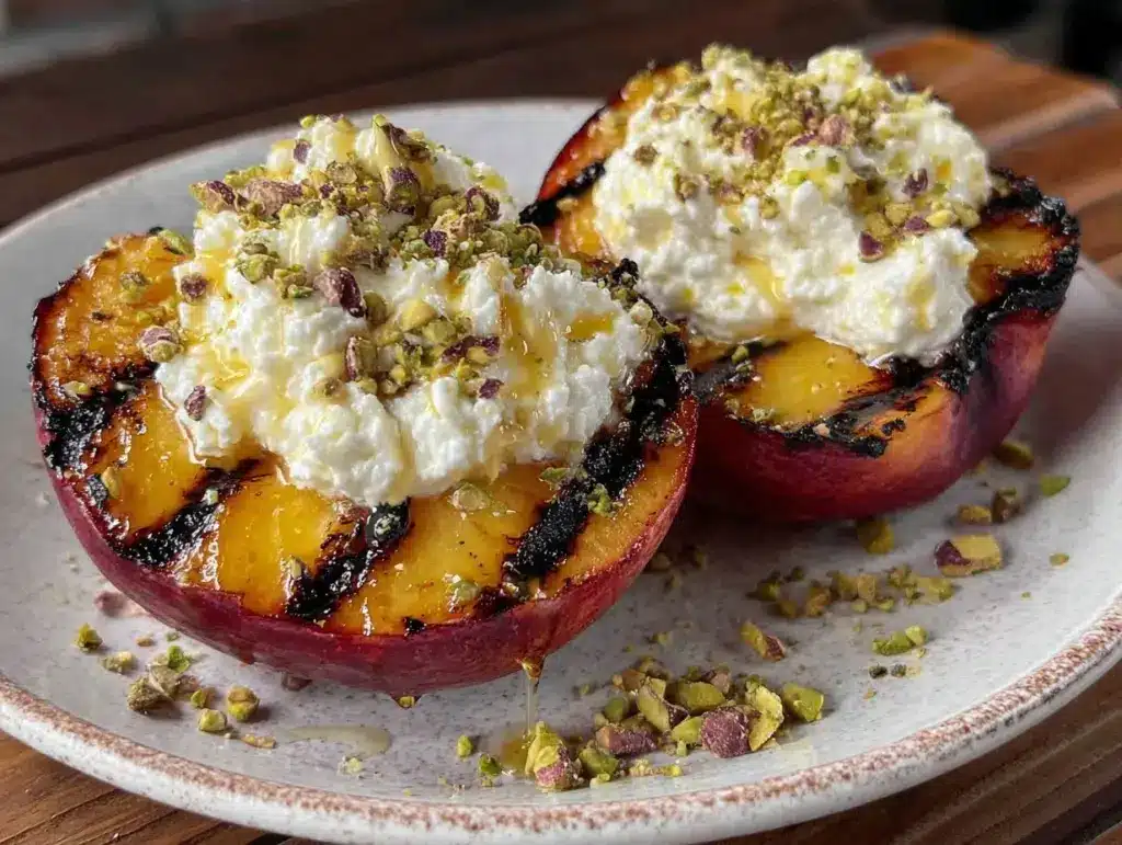 grilled peaches recipe - featured image
