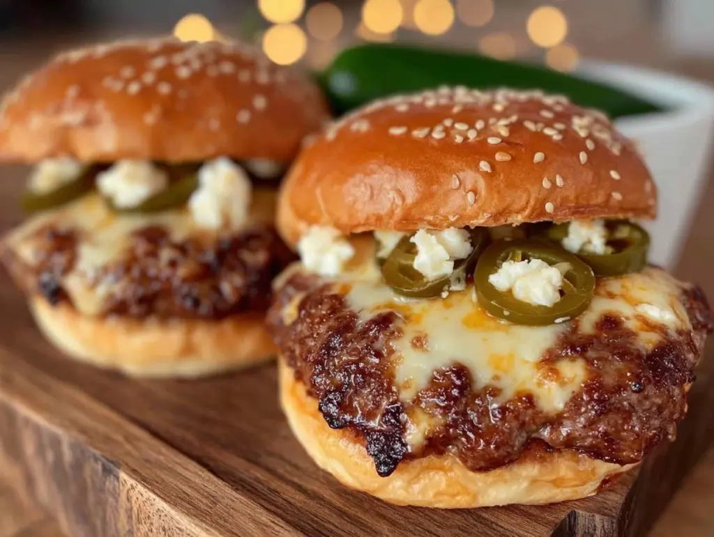 hatch green chili smashburgers - featured image