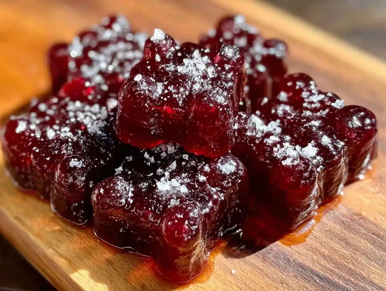 healthy elderberry gummy bears preparation steps