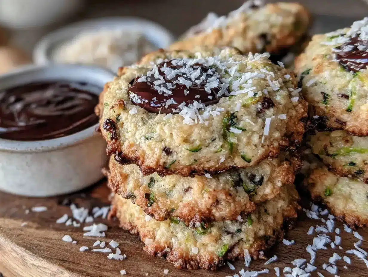 healthy zucchini oat cookies preparation steps