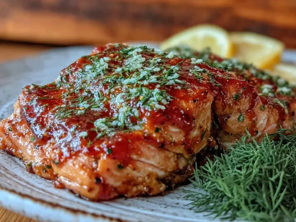 Honey Mustard Grilled Salmon - featured image