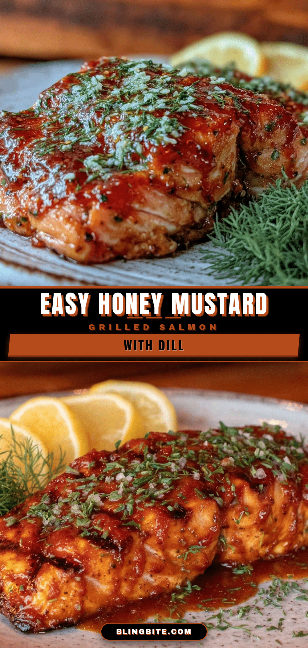 Honey Mustard Grilled Salmon recipe