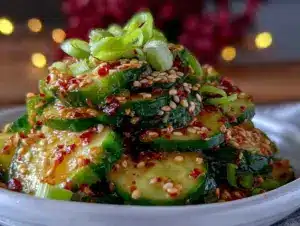 Korean-style cucumber salad - featured image