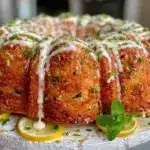 lemon glazed zucchini bundt cake - featured image