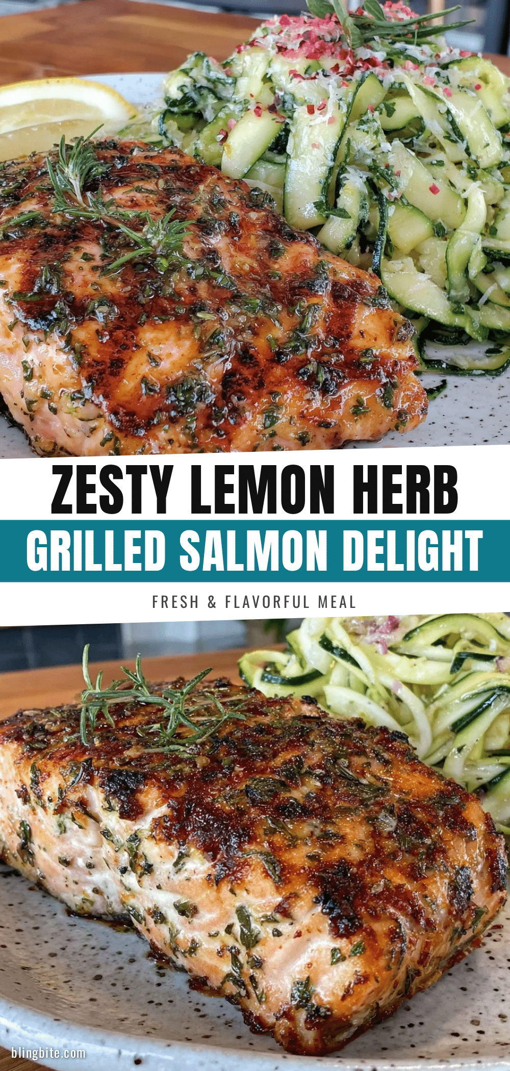 lemon herb grilled salmon recipe