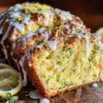 lemon zucchini loaf - featured image