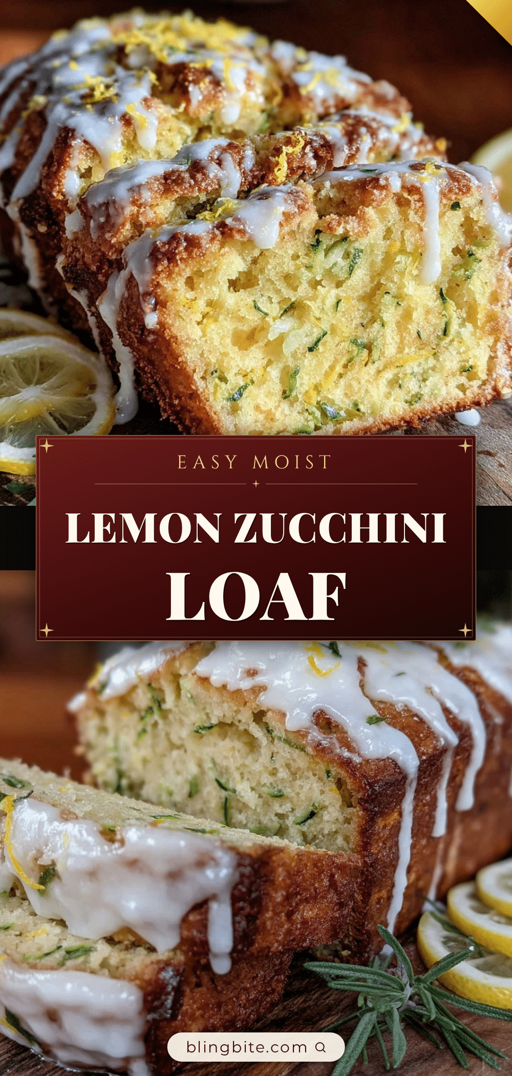lemon zucchini loaf recipe