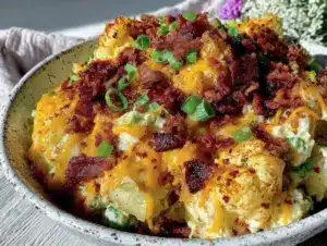 loaded baked potato salad - featured image