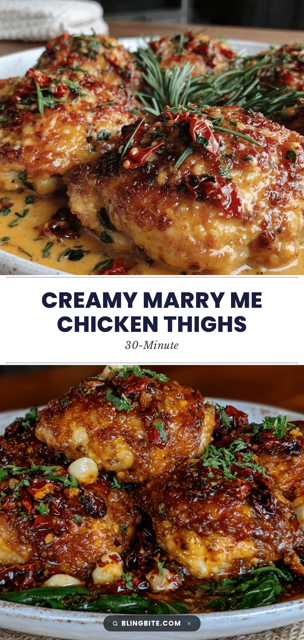 marry me chicken thighs recipe