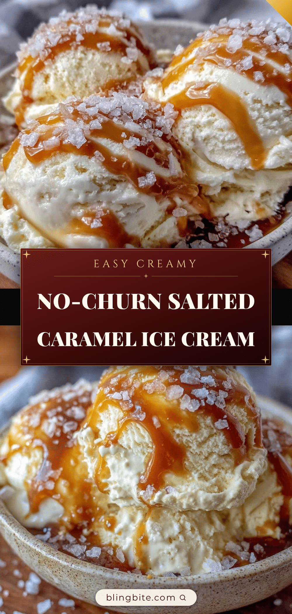 no-churn salted caramel ice cream recipe